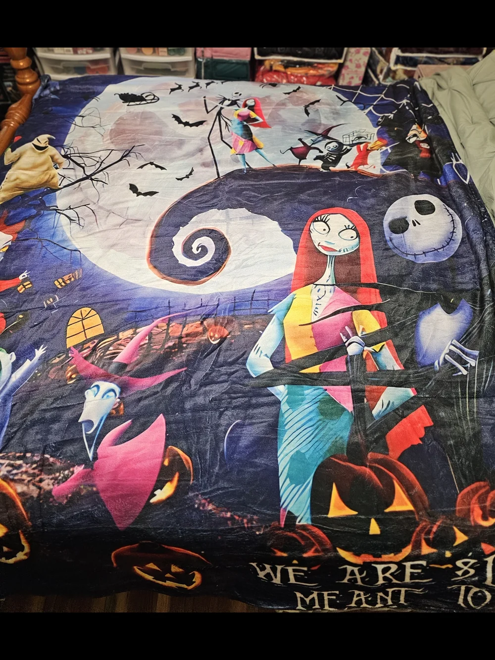 Custom Horror Icons Throw Blankets - Unbranded